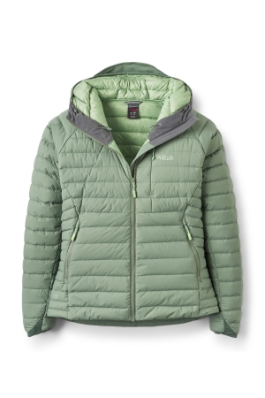 Rab Rab Microlight Windstopper Hoody Wmns Dark Fig Green