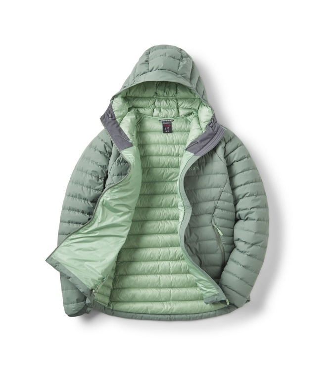 Rab jassen QDB-74 donker grijs bij Leerentveldvrijetijd.nl