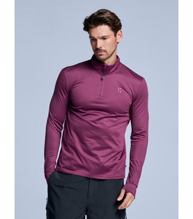 Poederbaas Poederbaas Arctic Pully Men 2.0 601_bordeaux PB010710 601_Bordeaux Poederbaas wintersportkleding PB010710 multi kleur bij Leerentveldvrijetijd.nl