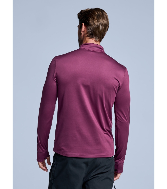 Poederbaas Poederbaas Arctic Pully Men 2.0 601_bordeaux PB010710 601_Bordeaux Poederbaas wintersportkleding PB010710 multi kleur bij Leerentveldvrijetijd.nl