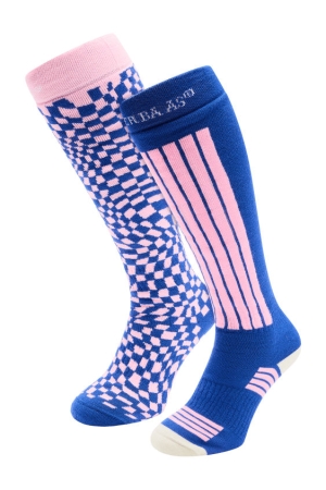 Poederbaas Poederbaas Ski Socks 2-pack 409_Ballpoint Blue