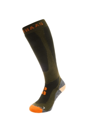 Poederbaas Poederbaas Bamboo Freeride Ski Socks 304_Olive Green Poederbaas Poederbaas Bamboo Freeride Ski Socks 304_Olive Green