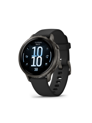 Garmin Garmin Venu 4 - 41mm Slate met zwarte siliconen band
