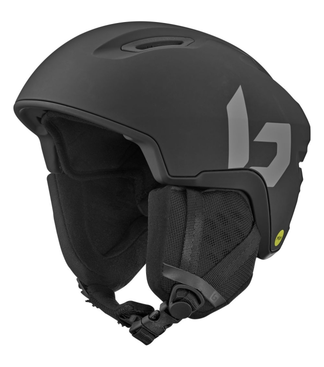 Bolle Bolle Atmos Mips black matte BH1480 Black Matte Bolle wintersport accessoires BH1480 licht grijs bij Leerentveldvrijetijd.nl