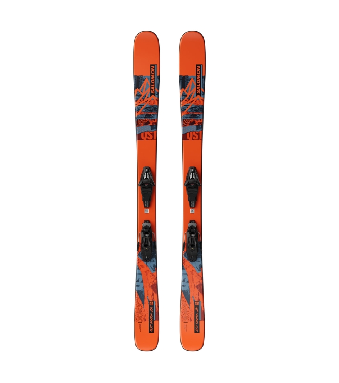 Salomon Salomon L Qst Spark Jr S + C5 GW J L47660100+ Salomon ski L47660100+ ecru bij Leerentveldvrijetijd.nl