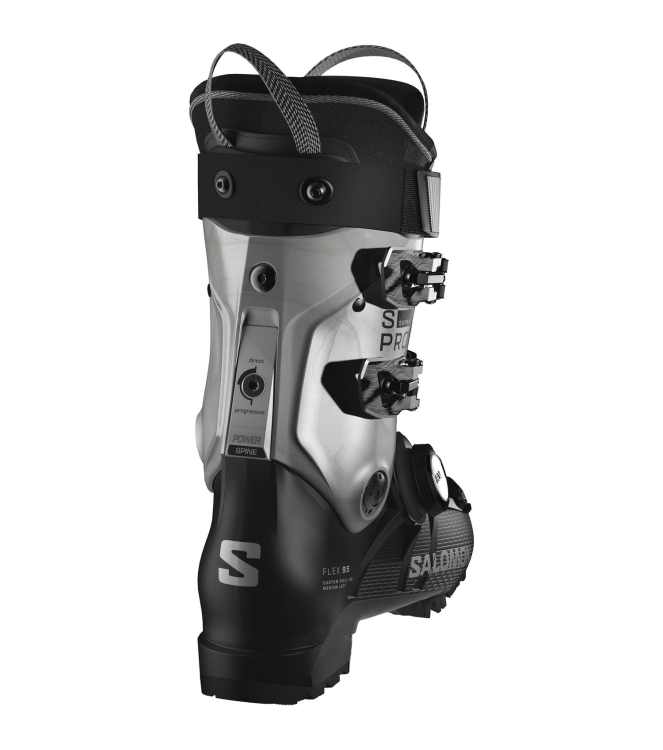 Salomon Salomon S/Pro Supra Boa 95 W black L47888900 Black Salomon wintersport schoenen L47888900 licht grijs bij Leerentveldvrijetijd.nl