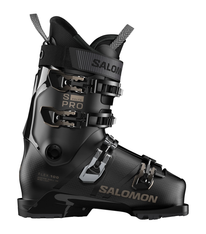 Salomon Salomon S/Pro Delta 100 GW black/black L47932500 Black/Black Salomon wintersport schoenen L47932500 licht grijs bij Leerentveldvrijetijd.nl