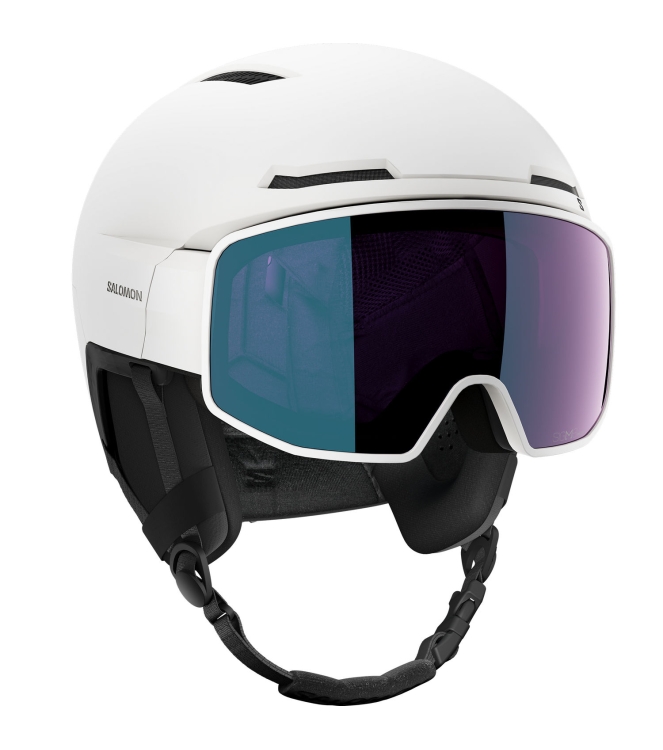 Salomon Salomon Driver Pro Sigphoto Mips skihelm white L47614700 White Salomon wintersport accessoires L47614700 roze bij Leerentveldvrijetijd.nl