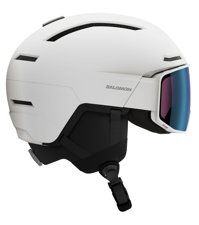 Salomon Salomon Driver Pro Sigphoto Mips skihelm white L47614700 White Salomon wintersport accessoires L47614700 roze bij Leerentveldvrijetijd.nl