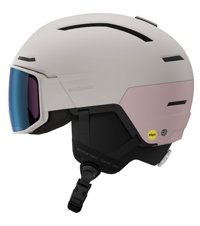 Salomon Salomon Driver Pro Sigphoto Mips skihelm gv L47913600 GV Salomon wintersport accessoires L47913600 donker blauw bij Leerentveldvrijetijd.nl