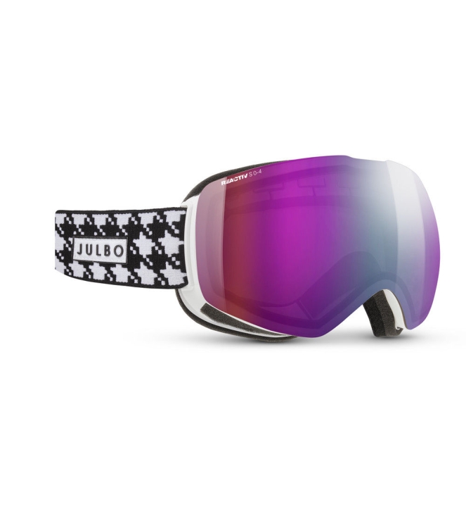 Julbo Julbo Shadow skibril Reactiv 0-4 High Contrast white / black J76642105 White / Black Julbo wintersport accessoires J76642105 roze bij Leerentveldvrijetijd.nl