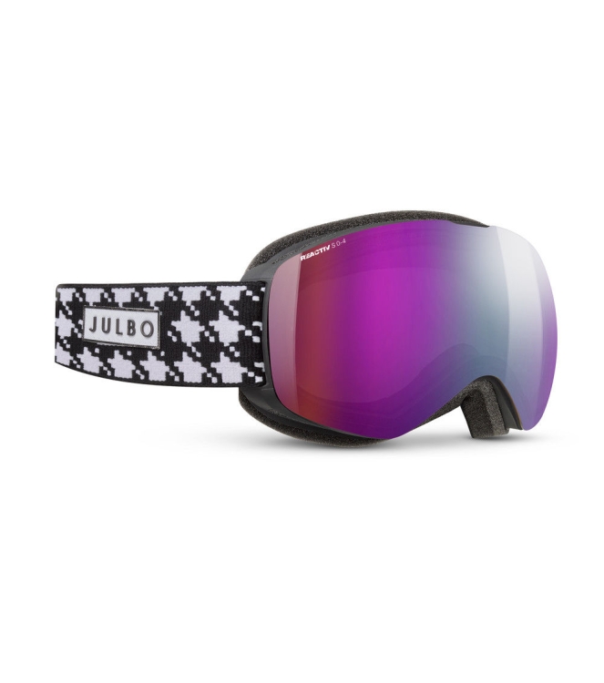 Julbo Julbo Proxima skibril Reactiv 0-4 High Contrast black / white J78242145 Black / White Julbo wintersport accessoires J78242145 licht grijs bij Leerentveldvrijetijd.nl