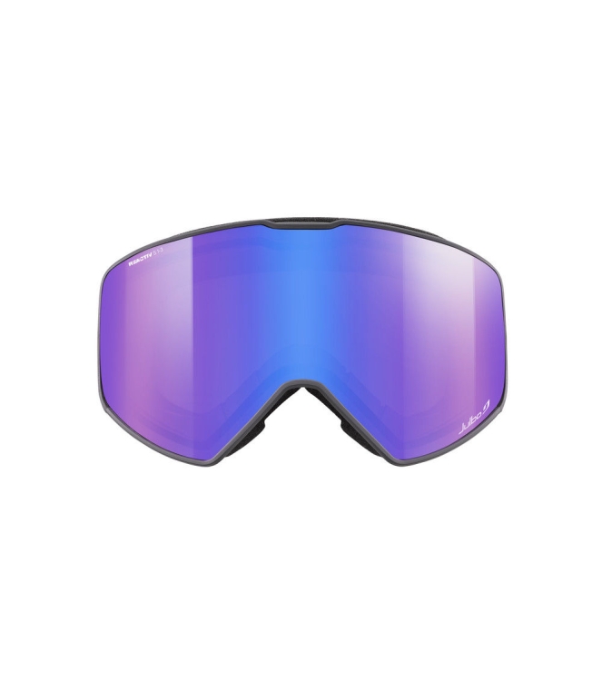 Julbo Julbo Cyrius X Skibril Reactiv 1-3 High Contrast black / gray J78334145 Black / Gray Julbo wintersport accessoires J78334145 licht grijs bij Leerentveldvrijetijd.nl