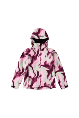 Poederbaas Poederbaas Arty 2L Insulated Jacket Women 654_Pink Green Poederbaas Poederbaas Arty 2L Insulated Jacket Women 654_Pink Green