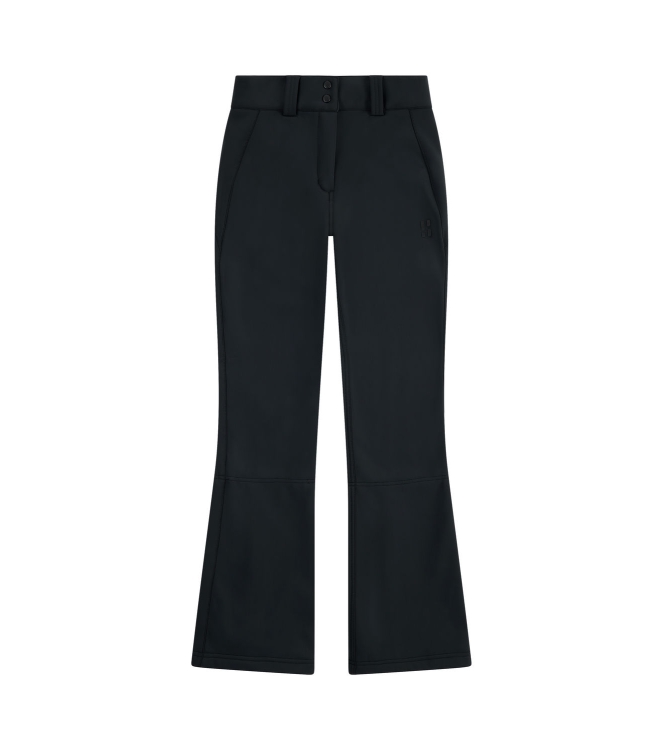 Poederbaas Poederbaas Arctic Stretch Softshell Pant Women 001_black PB270722 001_Black Poederbaas gevoerde broeken PB270722 licht grijs bij Leerentveldvrijetijd.nl