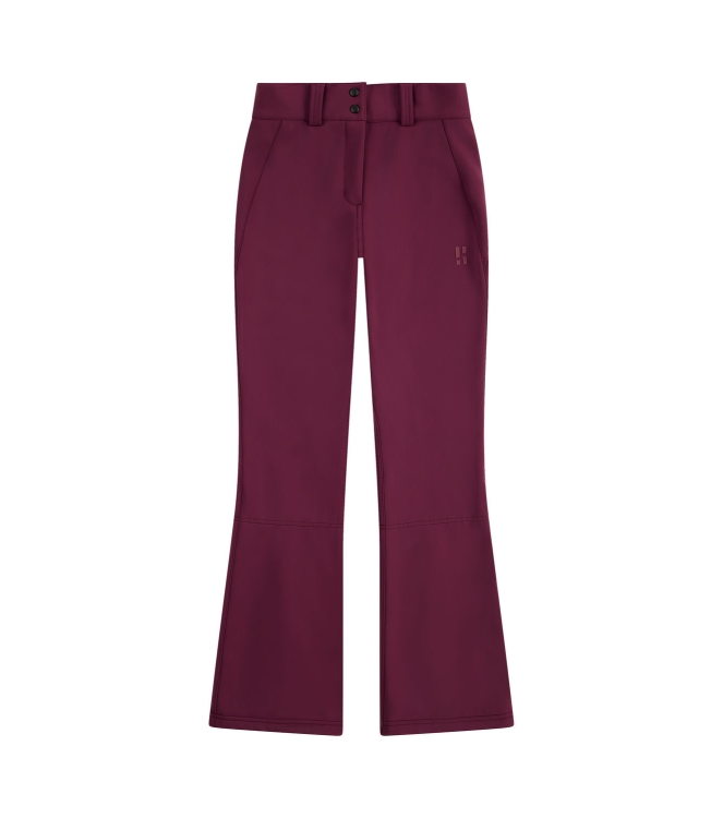 Poederbaas Poederbaas Arctic Stretch Softshell Pant Women 601_bordeaux PB270722 601_Bordeaux Poederbaas gevoerde broeken PB270722 multi kleur bij Leerentveldvrijetijd.nl