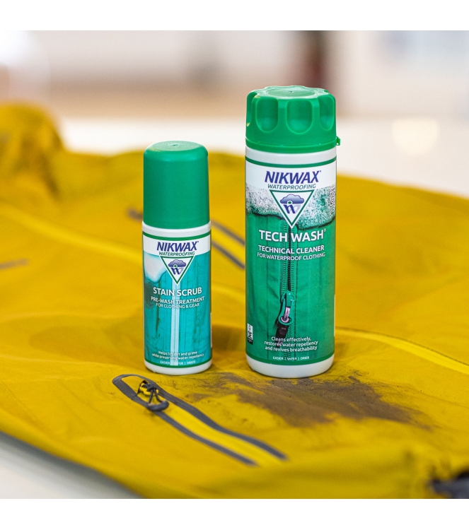 Nikwax Nikwax Stain scrub 125ml 761 Nikwax wasmiddel kleding 761 ecru bij Leerentveldvrijetijd.nl