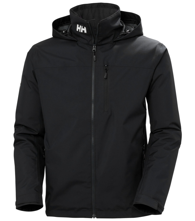 Helly Hansen Helly Hansen Crew Hooded Midlayer Jacket 2 990_black 34442 990_Black Helly Hansen jassen 34442 licht grijs bij Leerentveldvrijetijd.nl