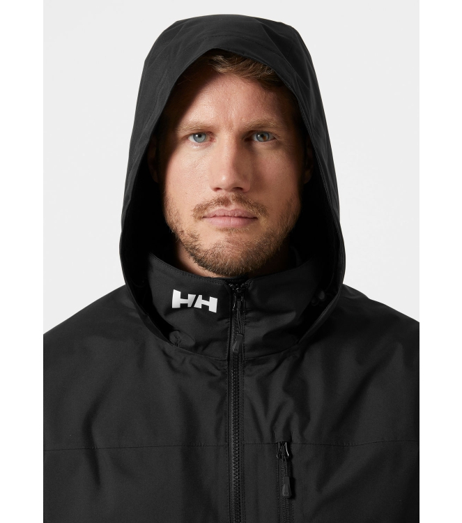 Helly Hansen Helly Hansen Crew Hooded Midlayer Jacket 2 990_black 34442 990_Black Helly Hansen jassen 34442 licht grijs bij Leerentveldvrijetijd.nl