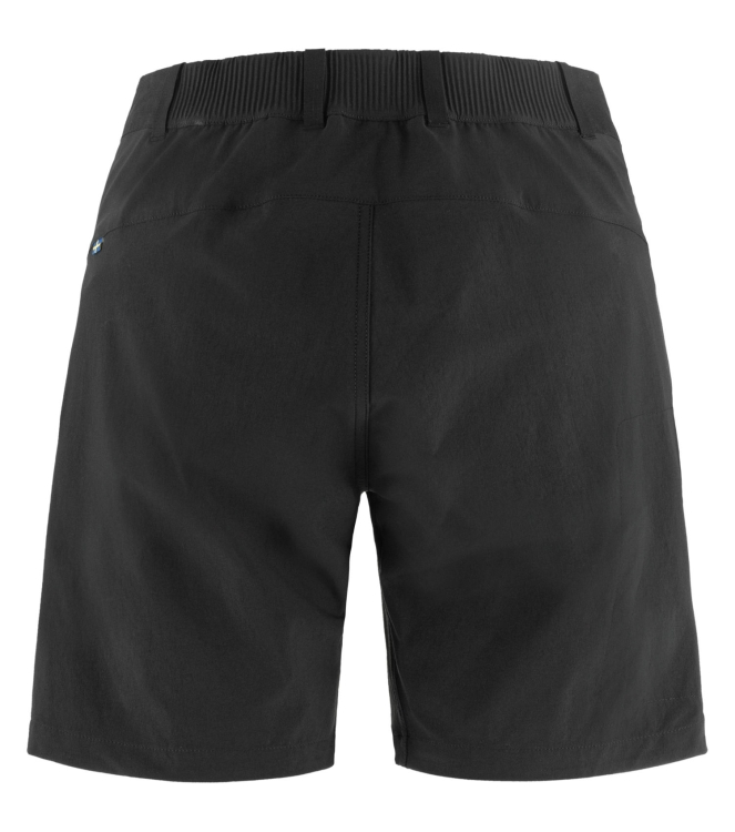 Fjällräven Fjällräven Hoja Hybrid Shorts W 550_black F14200188 550_Black Fjällräven broeken F14200188 licht grijs bij Leerentveldvrijetijd.nl