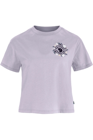 Fjällräven Fjällräven Fjällblomster Logo T-shirt W 452_Lavender Mist