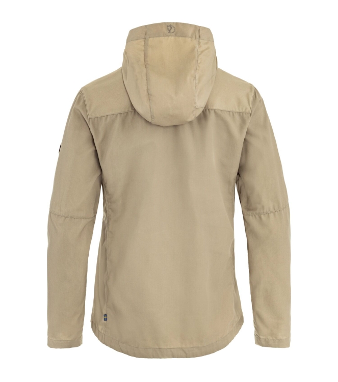 Fjällräven Fjällräven Stina Jacket W 118_fossil F89234 118_Fossil Fjällräven jassen F89234 jeans bij Leerentveldvrijetijd.nl