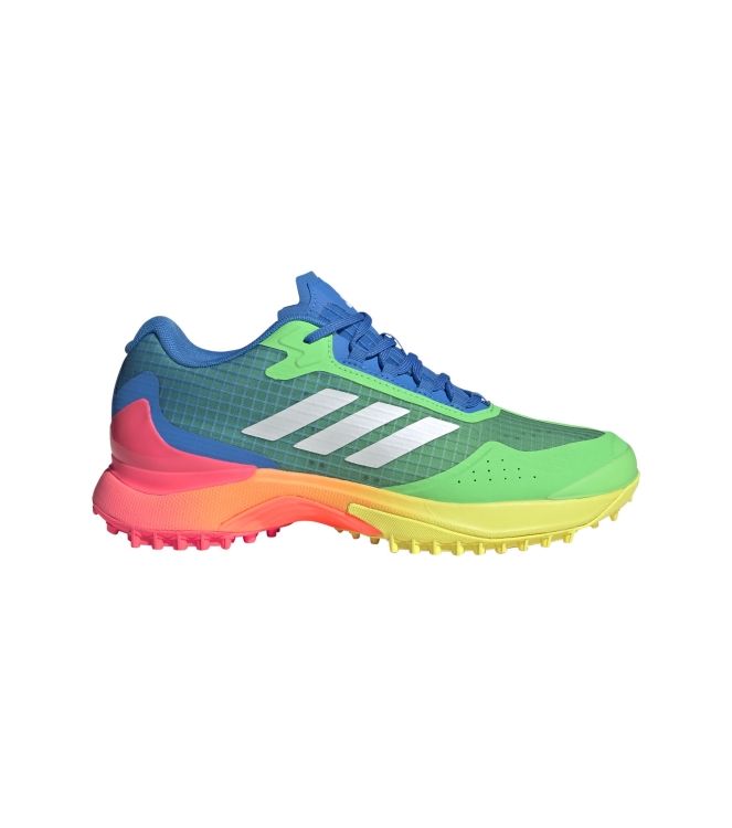 Adidas Adidas Fabela X 2 Ltd. 26/27 blue-white-green KJ1239 Blue-White-Green Adidas hockeyschoenen KJ1239 cobalt bij Leerentveldvrijetijd.nl