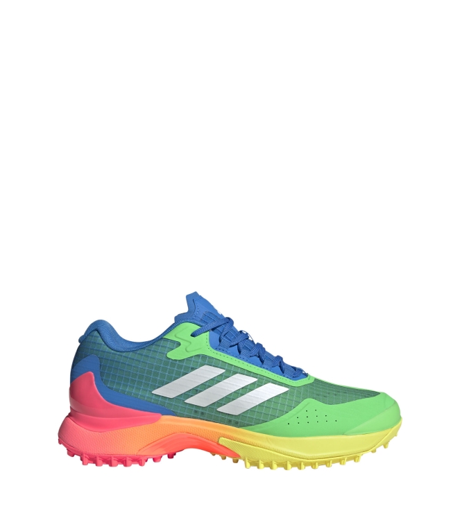 Adidas Adidas Fabela X 2 Ltd. 26/27 blue-white-green KJ1239 Blue-White-Green Adidas hockeyschoenen KJ1239 cobalt bij Leerentveldvrijetijd.nl