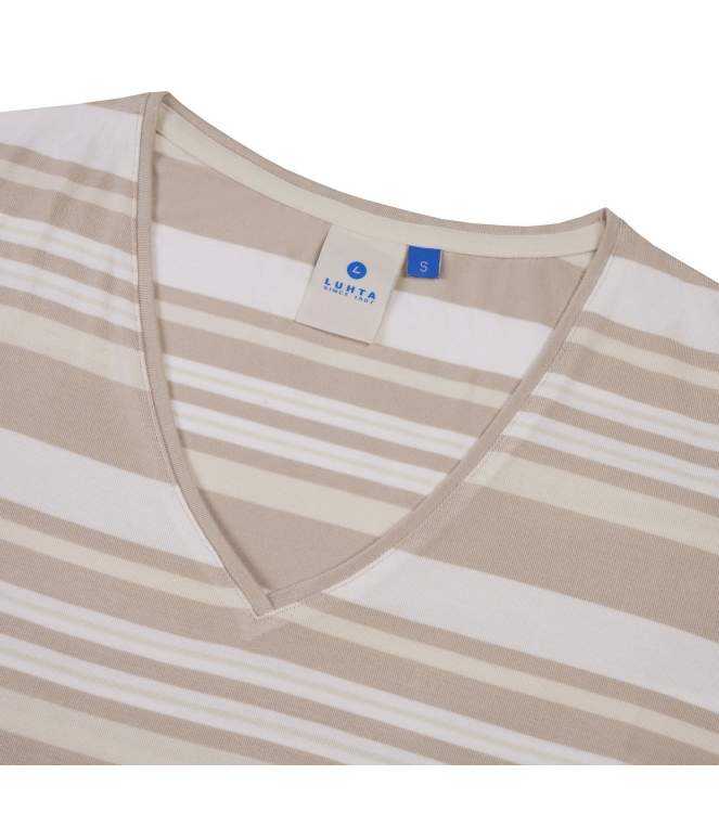 Luhta fleeces en truien 9_39280_335_L turquoise bij Leerentveldvrijetijd.nl