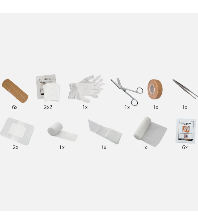 Travellife Travellife Globe Basic Bag TS0516 Travellife verzorging TS0516 ecru bij Leerentveldvrijetijd.nl