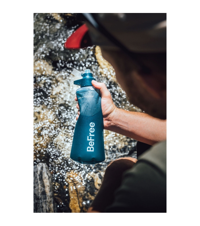 Katadyn Katadyn BeFree Filter AC 1,0L Slate Blue K8021402 Katadyn verzorging K8021402 ecru bij Leerentveldvrijetijd.nl