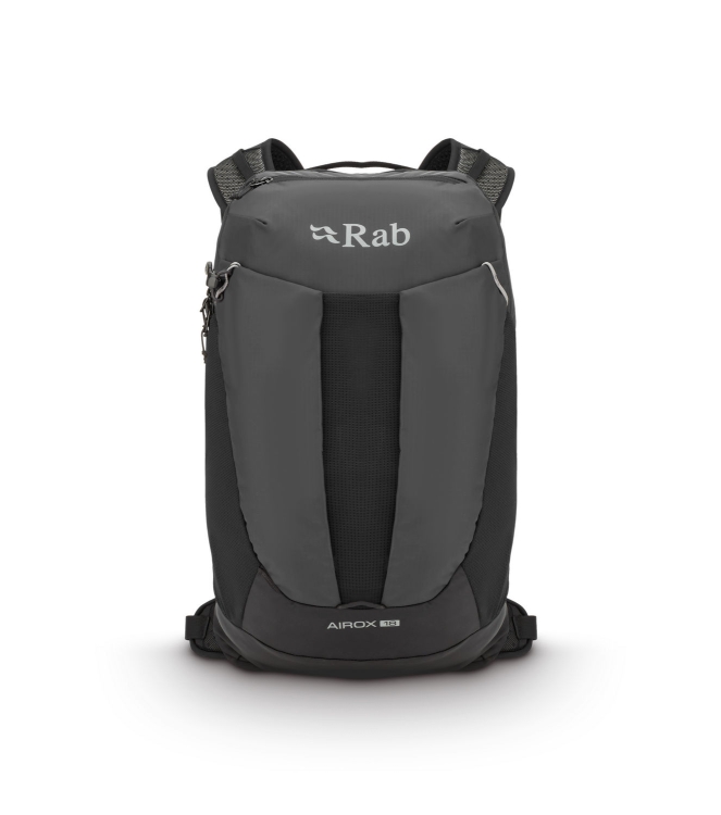 Rab Rab Airox 18 blk_black QAQ-09 BLK_Black Rab tassen QAQ-09 licht grijs bij Leerentveldvrijetijd.nl