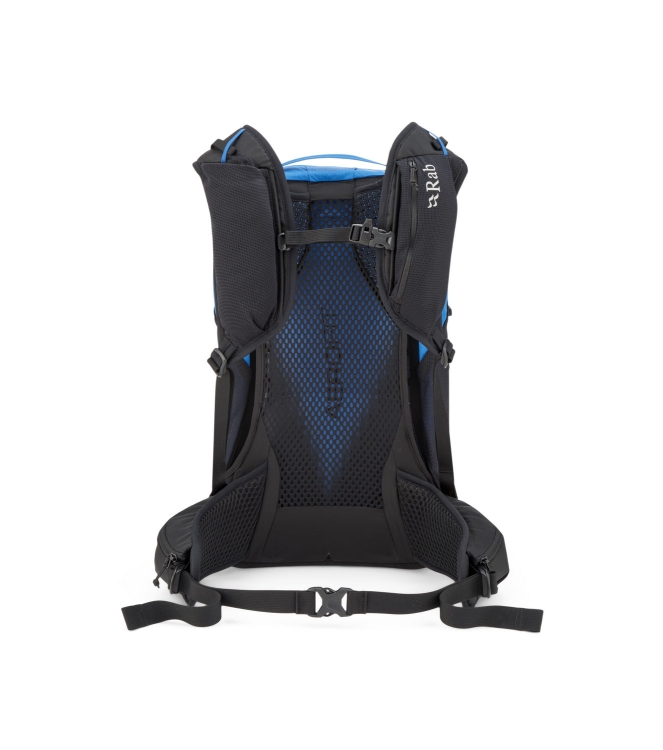 Rab Rab Airox 24 mbb_maya blue/black QAQ-10 MBB_Maya Blue/Black Rab tassen QAQ-10 antraciet bij Leerentveldvrijetijd.nl