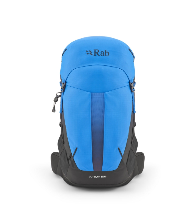 Rab Rab Airox 30 mbb_maya blue/black QAQ-14 MBB_Maya Blue/Black Rab tassen QAQ-14 antraciet bij Leerentveldvrijetijd.nl