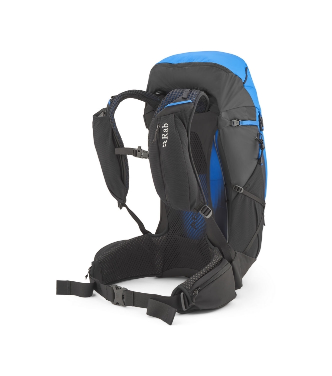 Rab Rab Airox 30 mbb_maya blue/black QAQ-14 MBB_Maya Blue/Black Rab tassen QAQ-14 antraciet bij Leerentveldvrijetijd.nl