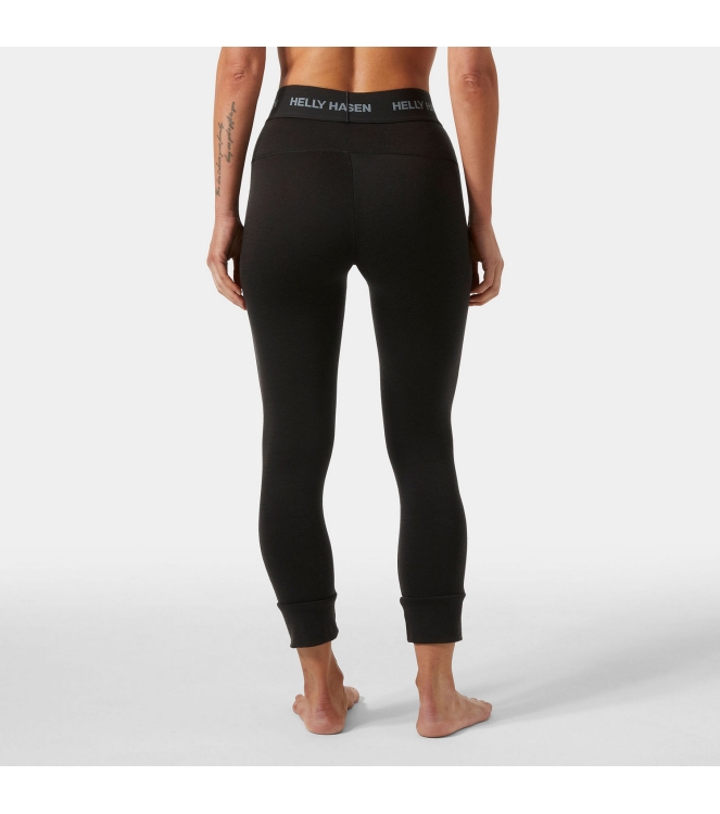 Helly Hansen Helly Hansen W Lifa Merino Midweight 3/4 Pant 990_black 49381 990_Black Helly Hansen wintersportkleding 49381 licht grijs bij Leerentveldvrijetijd.nl