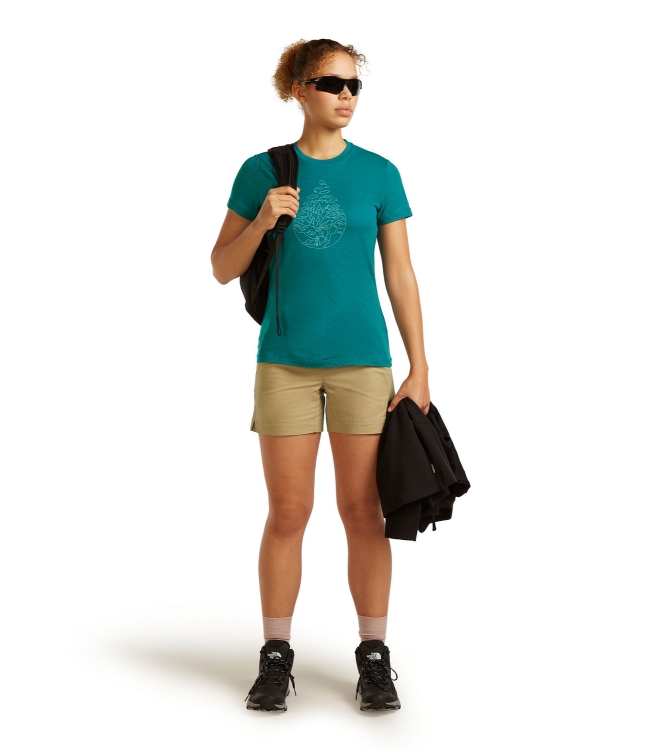 Icebreaker Icebreaker W M 150 TL III SS T H 0lg1_tidal teal IB0A56YJ 0LG1_Tidal Teal Icebreaker fleeces en truien IB0A56YJ antraciet bij Leerentveldvrijetijd.nl