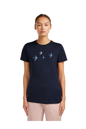 Icebreaker Icebreaker W M 150 TL SS Tee Bird 4011_Midnight Navy