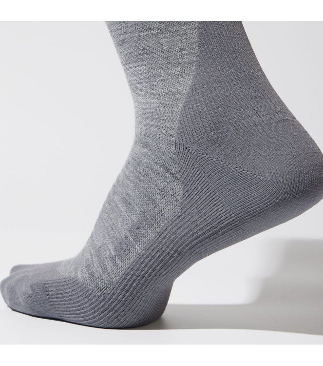 Stox Energy Socks Stox Energy Socks Hiking Merino Ankle Socks Men 8283 midgrey / grey OUSAM 8283 MidGrey / Grey Stox Energy Socks wandelsokken OUSAM lichtblauw bij Leerentveldvrijetijd.nl