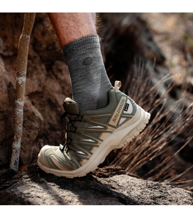 Stox Energy Socks Stox Energy Socks Hiking Merino Ankle Socks Men 8283 midgrey / grey OUSAM 8283 MidGrey / Grey Stox Energy Socks wandelsokken OUSAM lichtblauw bij Leerentveldvrijetijd.nl