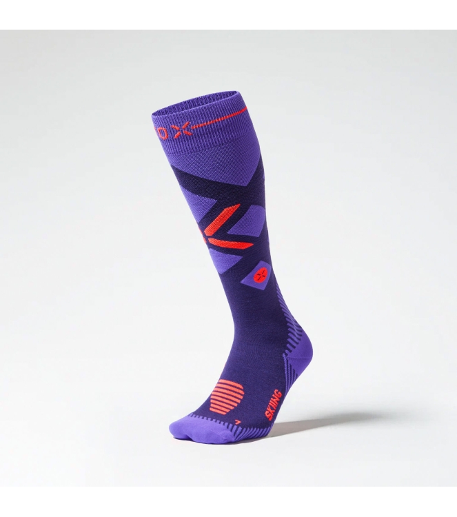 Stox Energy Socks wintersport accessoires SKSKW blauw combinatie bij Leerentveldvrijetijd.nl