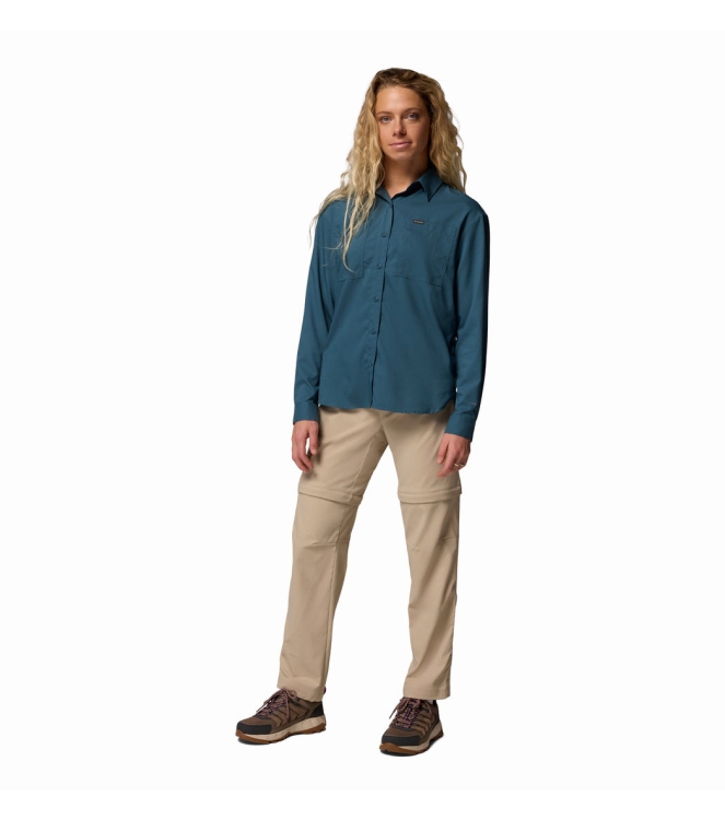 Columbia Columbia Leslie Falls Convertible Pant Regular 271_ancient fossil 2087064 271_Ancient Fossil Columbia broeken 2087064 wit bij Leerentveldvrijetijd.nl