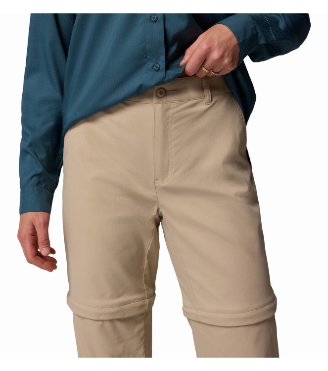 Columbia Columbia Leslie Falls Convertible Pant Regular 271_ancient fossil 2087064 271_Ancient Fossil Columbia broeken 2087064 wit bij Leerentveldvrijetijd.nl