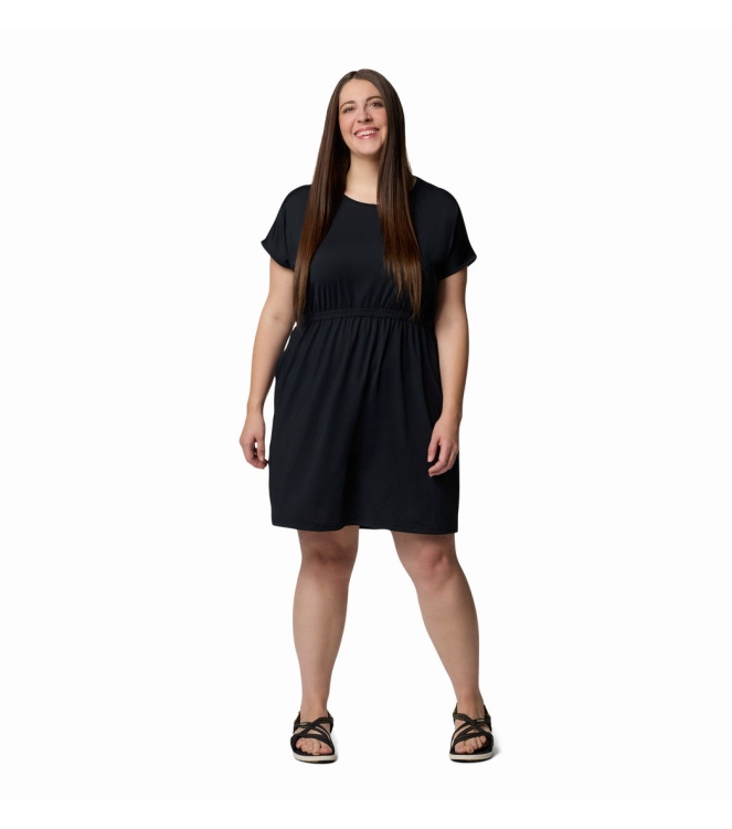 Columbia Columbia Chill River SS Dress 10_black 2126072 10_Black Columbia fleeces en truien 2126072 licht grijs bij Leerentveldvrijetijd.nl