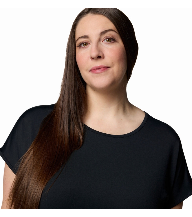 Columbia Columbia Chill River SS Dress 10_black 2126072 10_Black Columbia fleeces en truien 2126072 licht grijs bij Leerentveldvrijetijd.nl