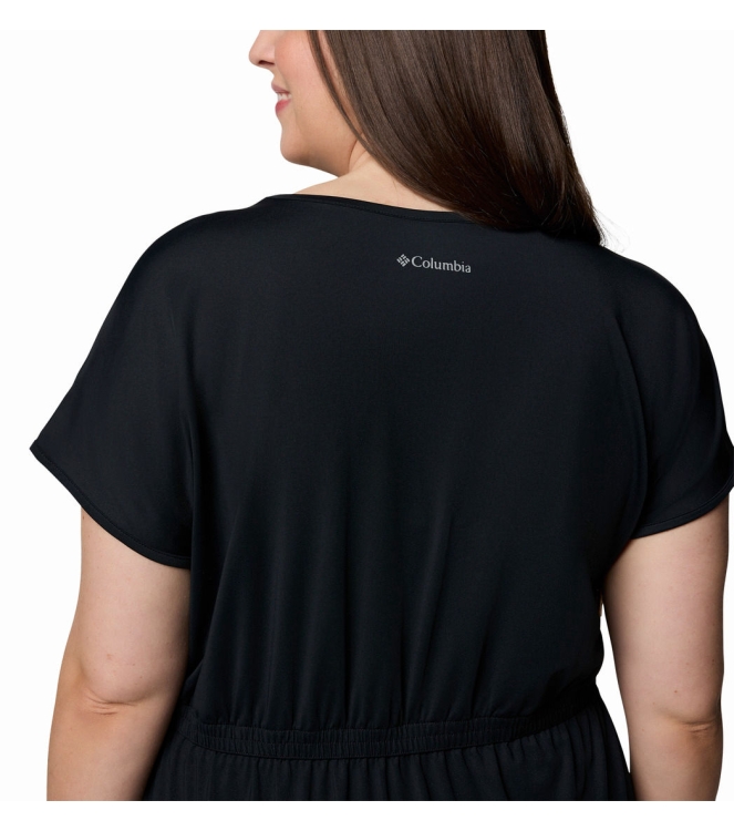 Columbia Columbia Chill River SS Dress 10_black 2126072 10_Black Columbia fleeces en truien 2126072 licht grijs bij Leerentveldvrijetijd.nl