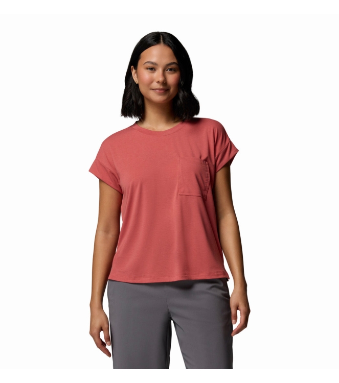 Columbia Columbia Daniela Falls SS 643_washed red 2135881 643_Washed Red Columbia fleeces en truien 2135881 geel bij Leerentveldvrijetijd.nl