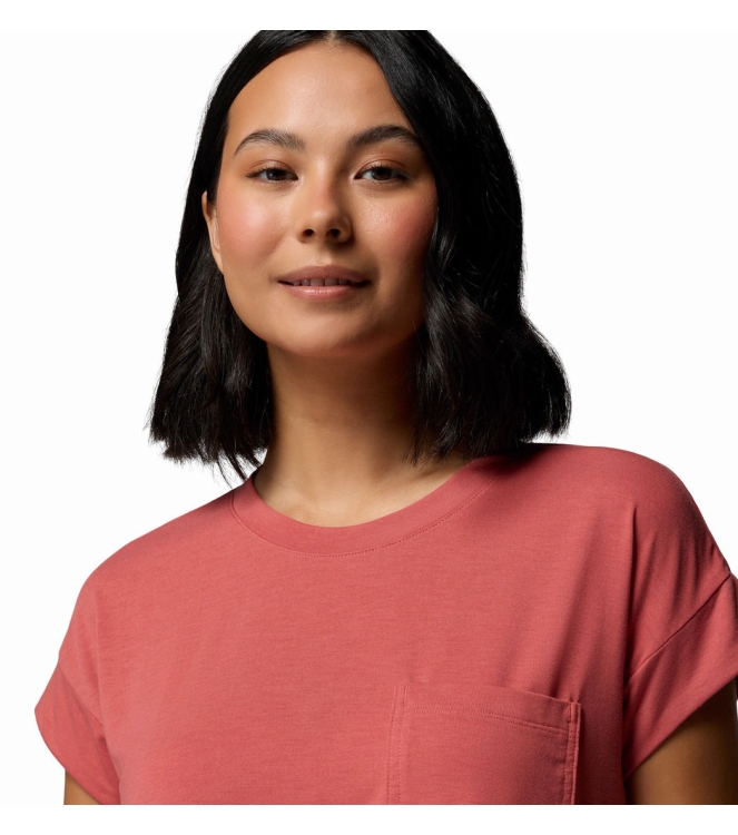 Columbia Columbia Daniela Falls SS 643_washed red 2135881 643_Washed Red Columbia fleeces en truien 2135881 geel bij Leerentveldvrijetijd.nl