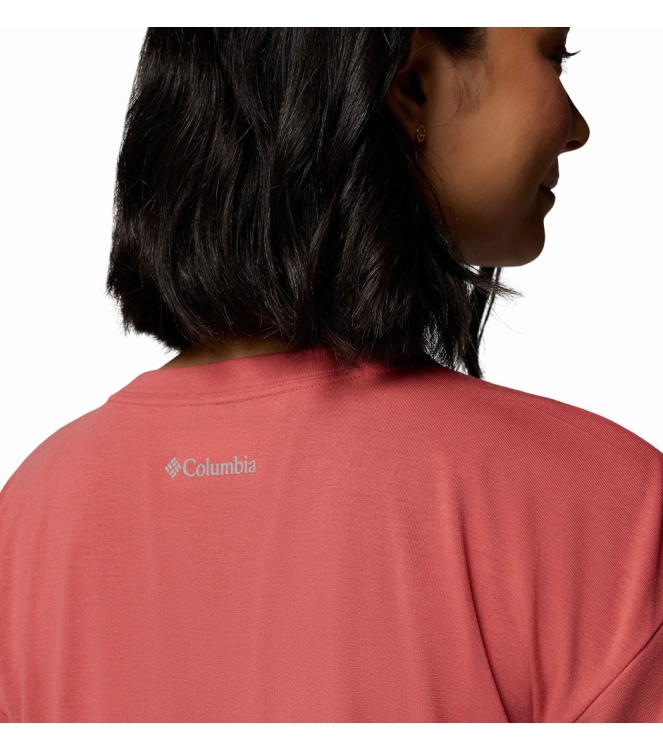 Columbia Columbia Daniela Falls SS 643_washed red 2135881 643_Washed Red Columbia fleeces en truien 2135881 geel bij Leerentveldvrijetijd.nl