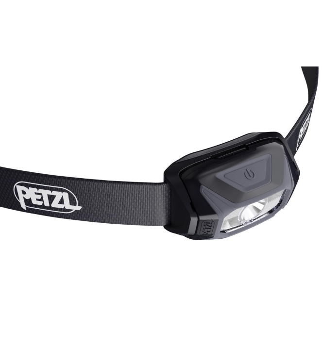 Petzl Petzl Tikkina hoofdlamp 300 lumens black E060AB Black Petzl verlichting E060AB licht grijs bij Leerentveldvrijetijd.nl